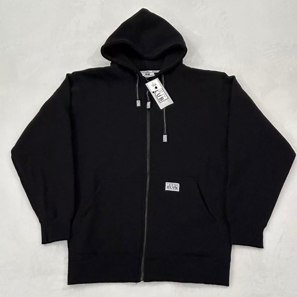 Pro Club Heavyweight Black Full Zip Up Hoodie Sweatshirt Adult Men’s Sizes